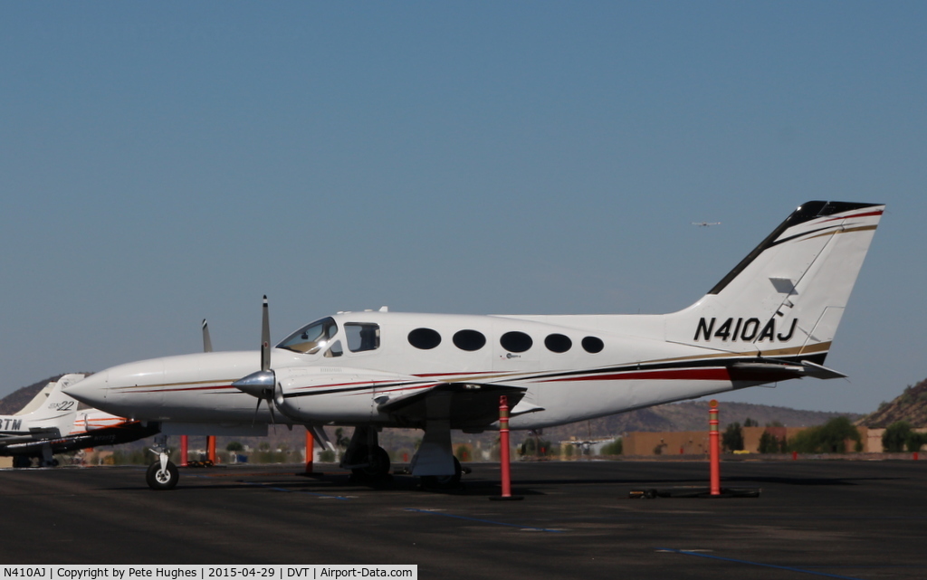 N410AJ, Cessna 421C Golden Eagle C/N 421C1093, N410AJ Cessna 421C at Deer Valley, Arizona