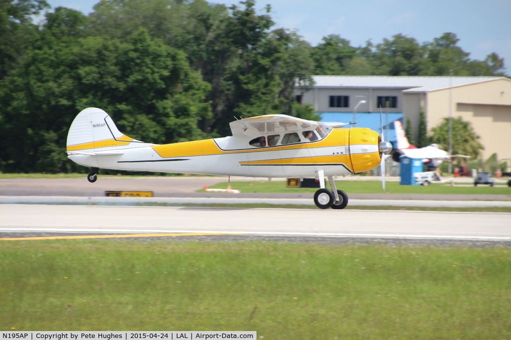N195AP, 1951 Cessna 195A C/N 7684, N195AP Cessna 195 at Sun'n'Fun, Lakeland, Florida