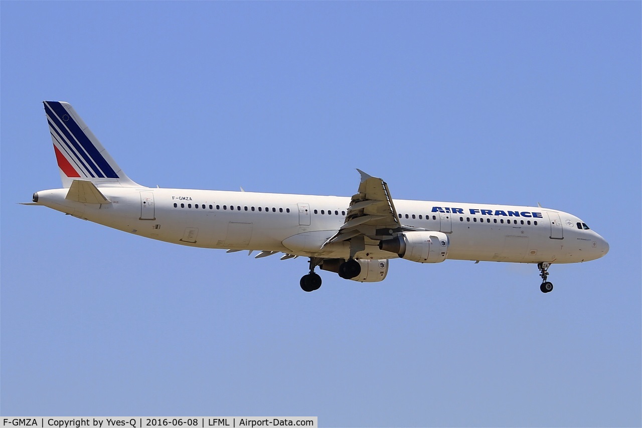 F-GMZA, 1994 Airbus A321-111 C/N 498, Airbus A321-111, On final rwy 31R, Marseille-Provence Airport (LFML-MRS)