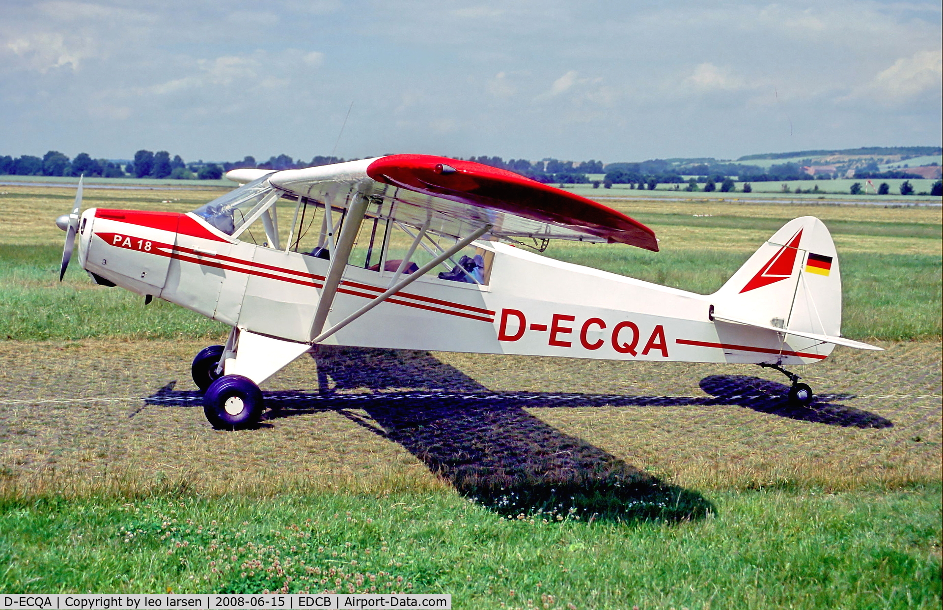 D-ECQA, Piper PA-18-95 Super Cub Super Cub C/N 18-3182, Ballenstedt EDCB 15.6.08