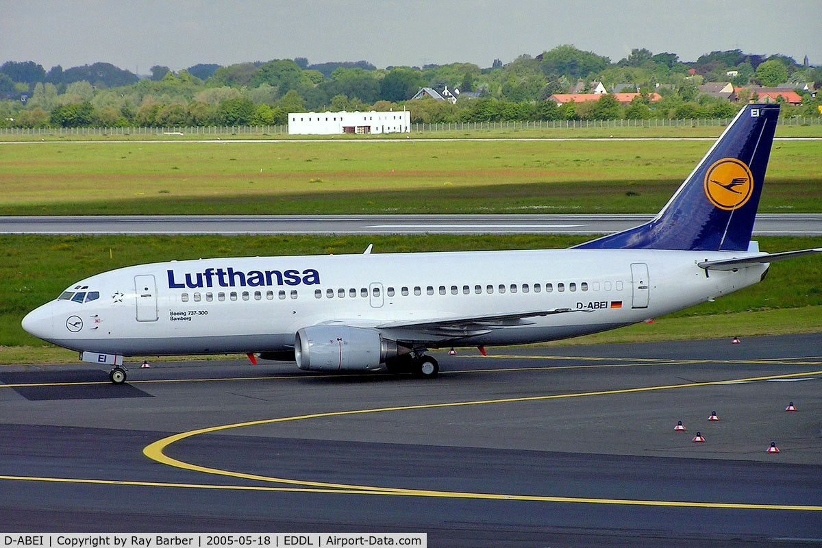 D-ABEI, 1991 Boeing 737-330 C/N 25359, Boeing 737-330 [25359] (Lufthansa) Dusseldorf~D 18/05/2006