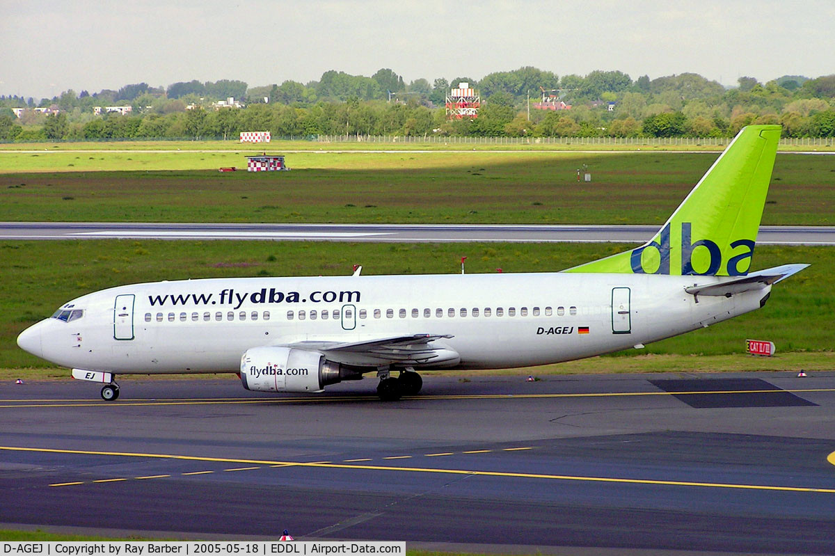 D-AGEJ, 1988 Boeing 737-3L9 C/N 24221, Boeing 737-3L9 [24221] (Fly-DBA) Dusseldorf~D 18/05/2006