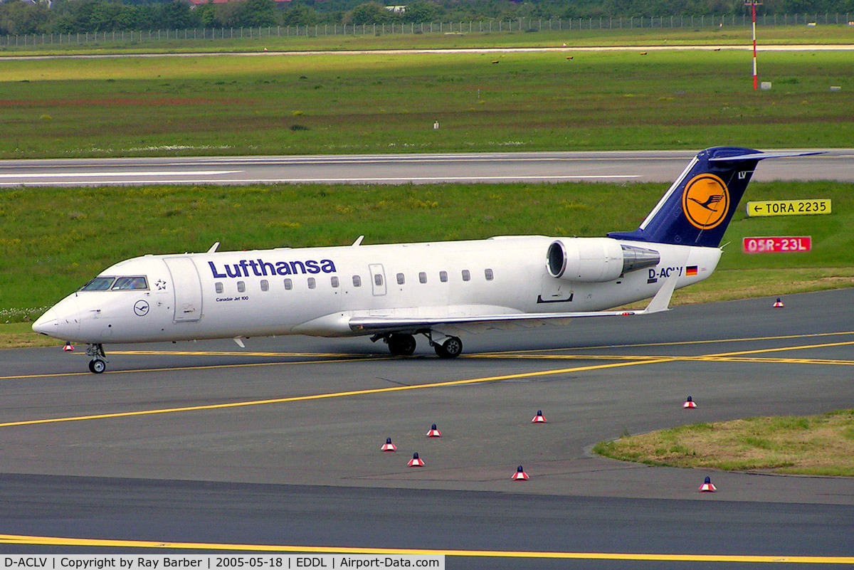 D-ACLV, 1996 Canadair CRJ-200LR (CL-600-2B19) C/N 7113, Canadair CRJ-100LR [7113] (Lufthansa Regional) Dusseldorf~D 18/05/2006