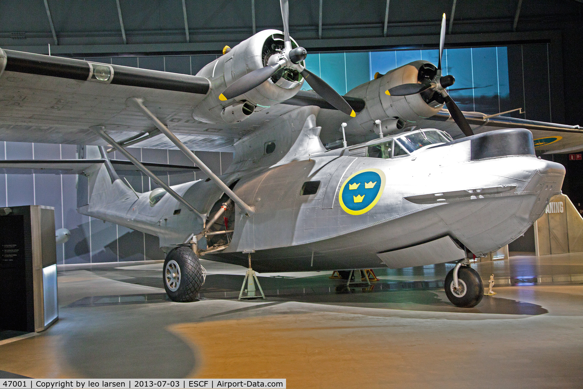 47001, Consolidated PBY-1A Canso C/N CV-244, Flygvapen Museum Linkoping 3.7.13