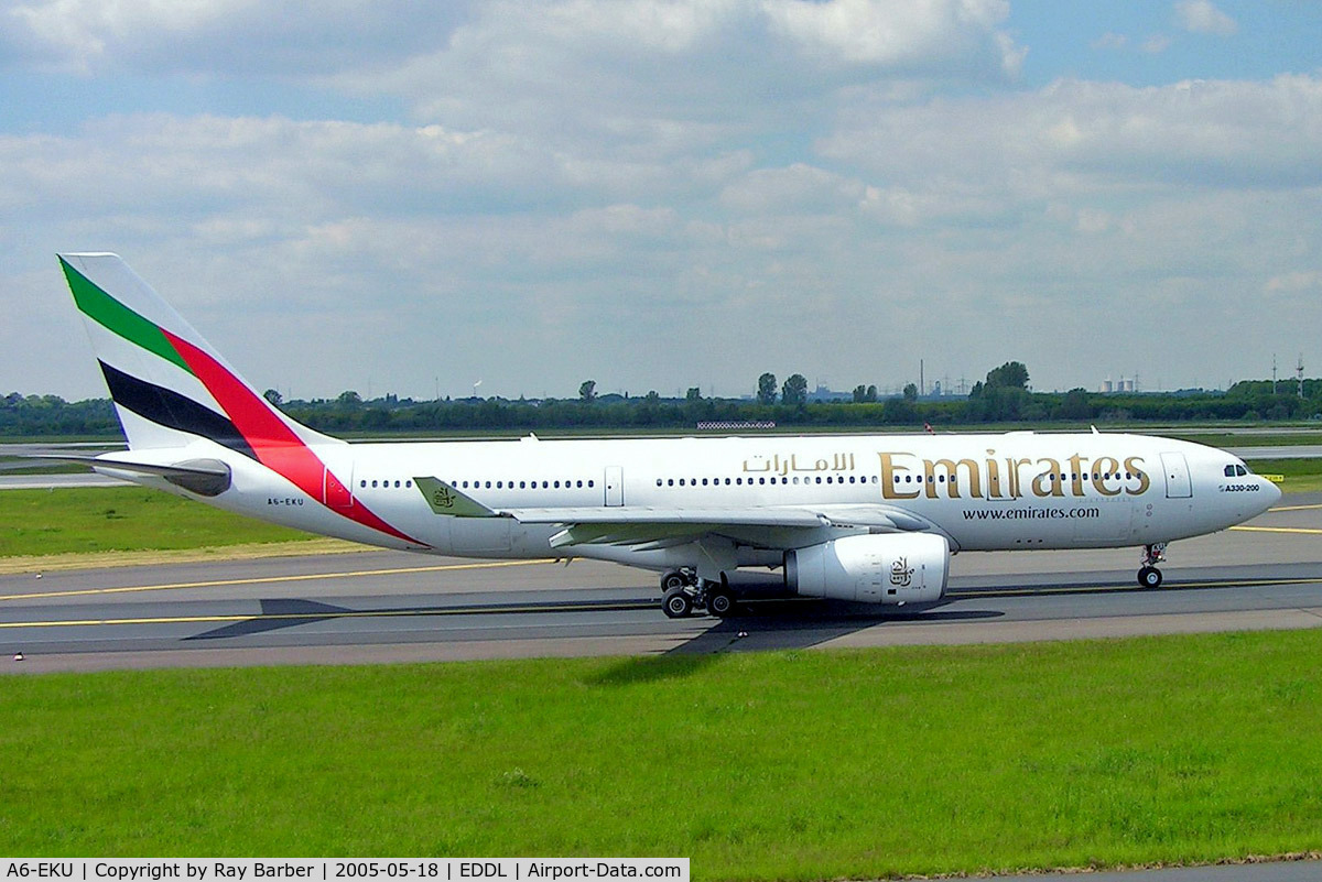 A6-EKU, 1999 Airbus A330-243 C/N 295, Airbus A330-243 [295] (Emirates Airlines) Dusseldorf~D 18/05/2006