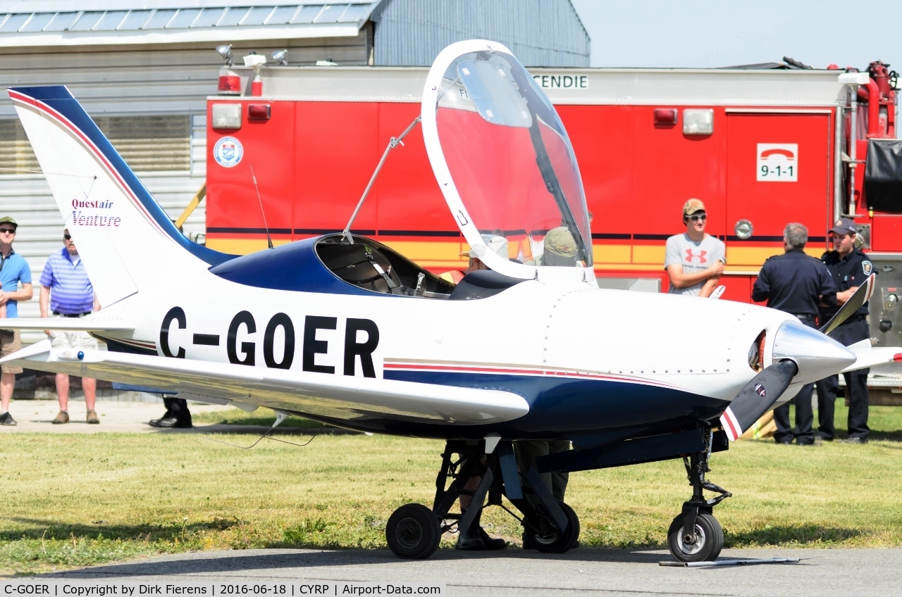 C-GOER, Questair Venture C/N 19, On display at the Carp EAA 445 breakfast fly-in