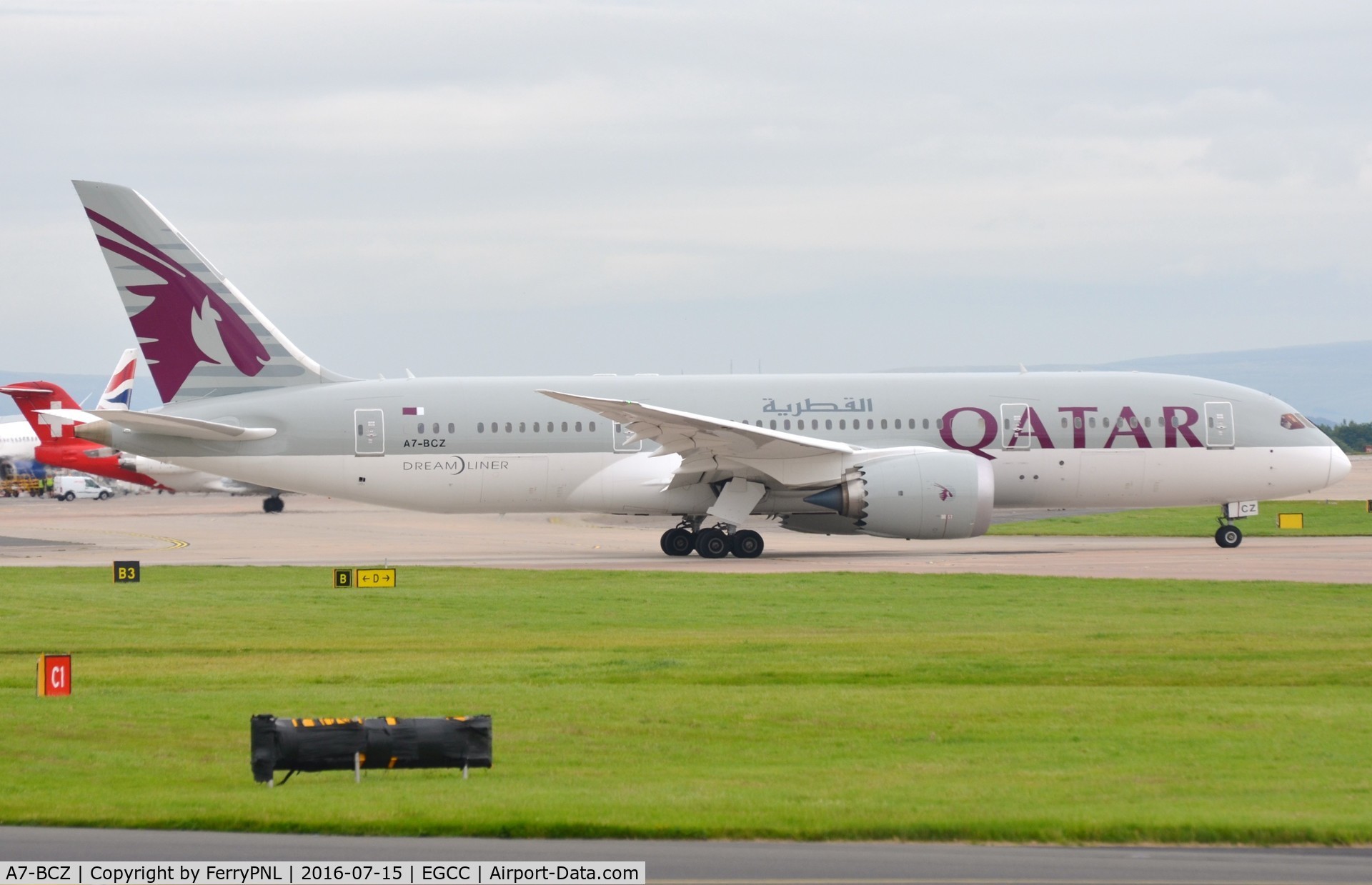 A7-BCZ, 2015 Boeing 787-8 Dreamliner Dreamliner C/N 38344, Qatar B788 taxiing out.