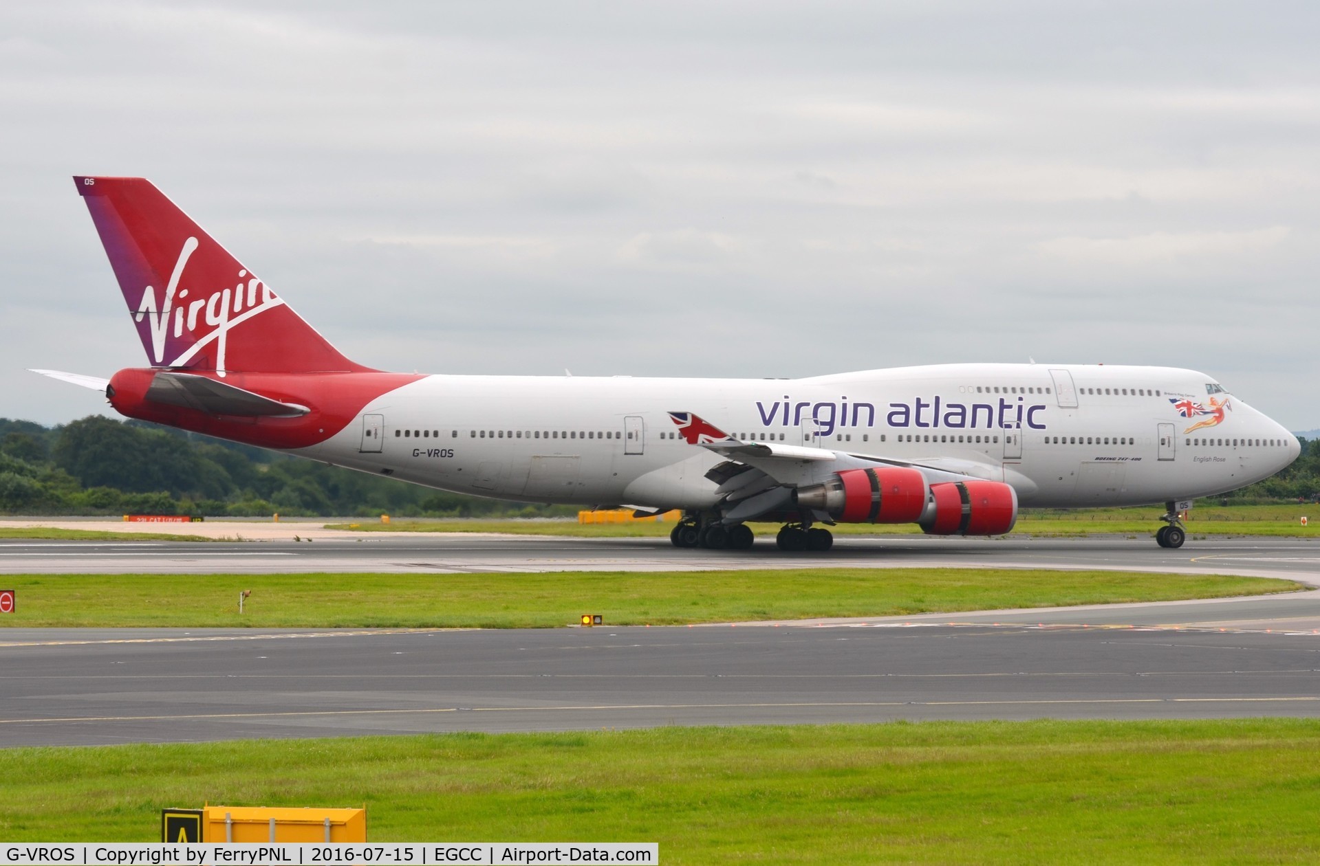 G-VROS, 2001 Boeing 747-443 C/N 30885, Virgin B744 arrived.