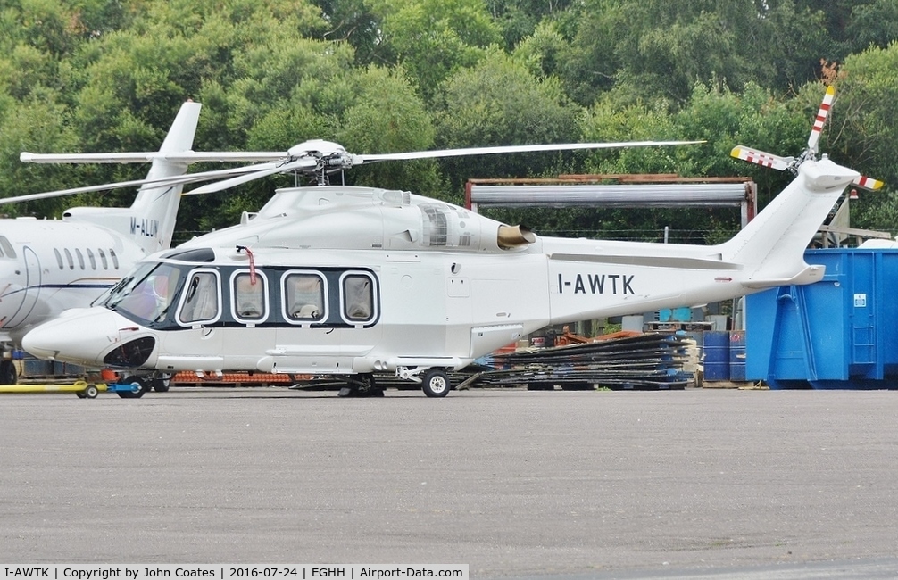 I-AWTK, 2011 AgustaWestland AW-139 C/N 31353, ex G-OAWL at Thurston Avn