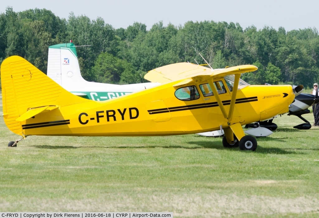 C-FRYD, 1949 Stinson 108-3 Voyager C/N 108 4027, At the EAA breakfast fly-in held at Carp.