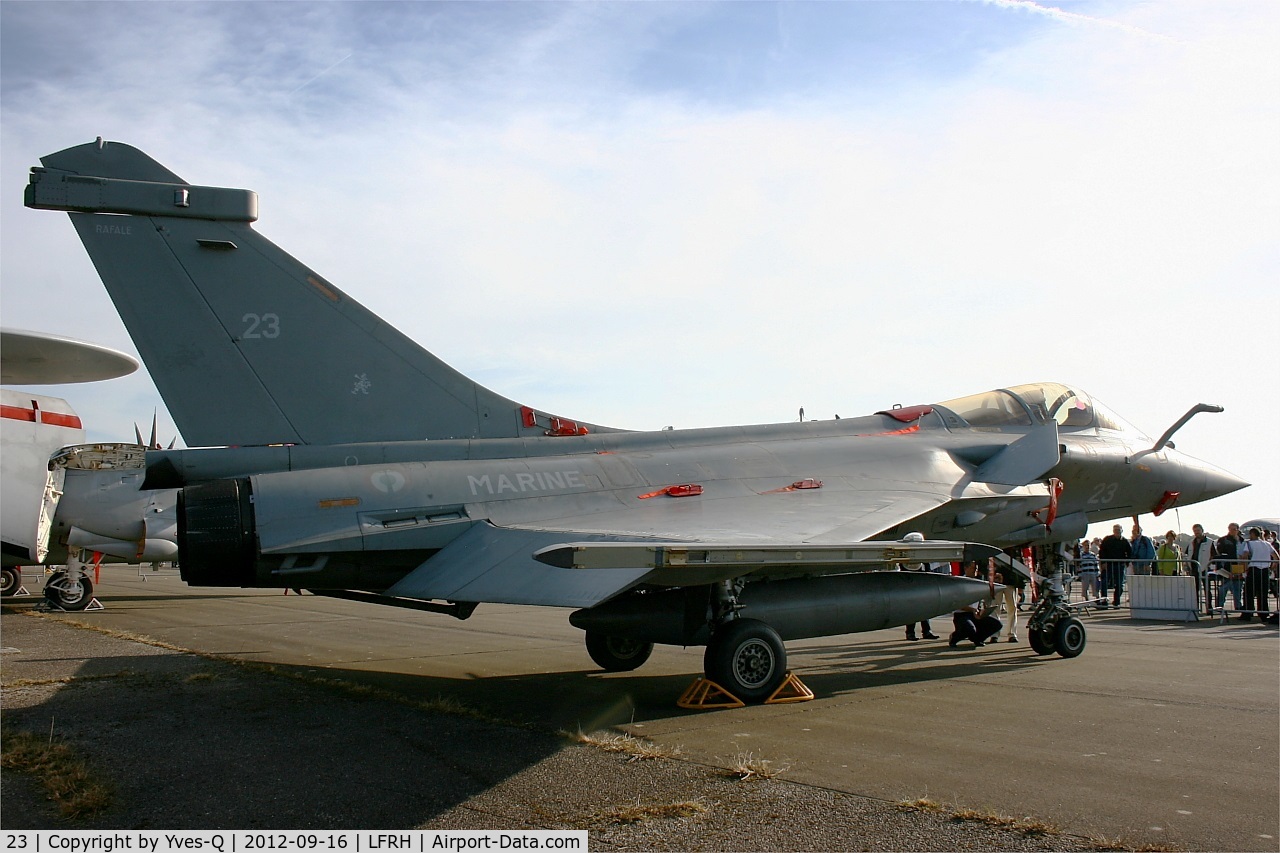 23, Dassault Rafale M C/N 23, Dassault Rafale M, Static display, Lann Bihoue Naval Air Base (LFRH-LRT)