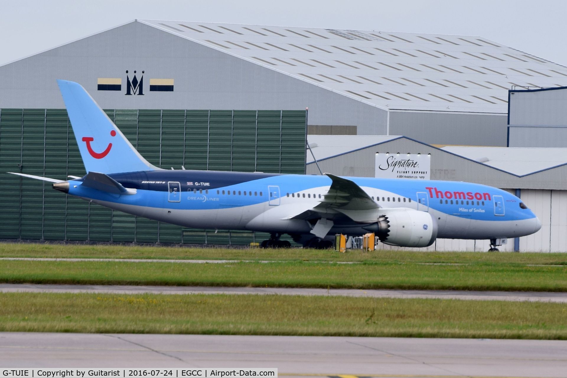 G-TUIE, 2014 Boeing 787-8 Dreamliner C/N 37227, At Manchester