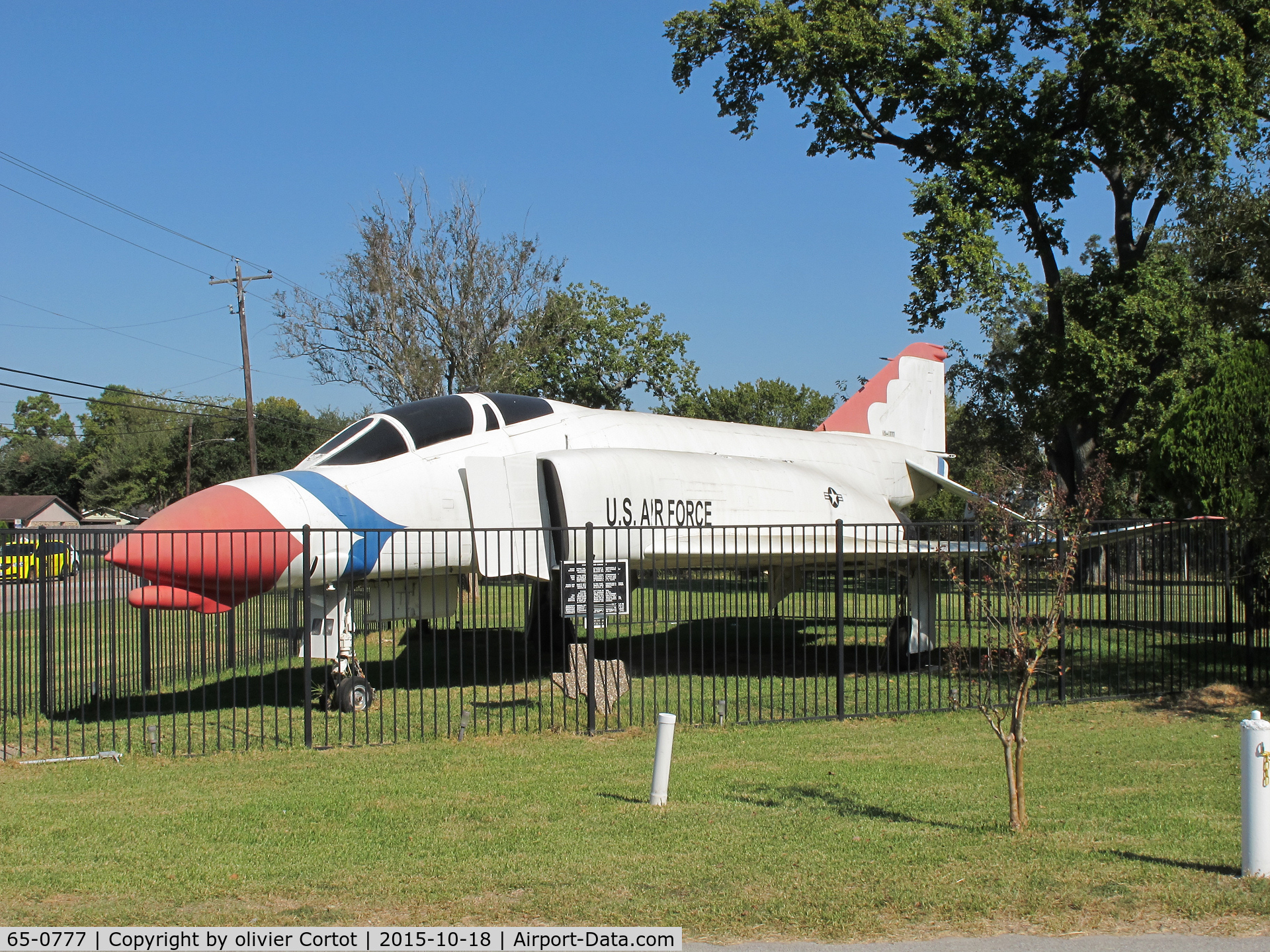 65-0777, 1965 McDonnell F-4C Phantom II C/N 1849, the real one, somewhere in houston.