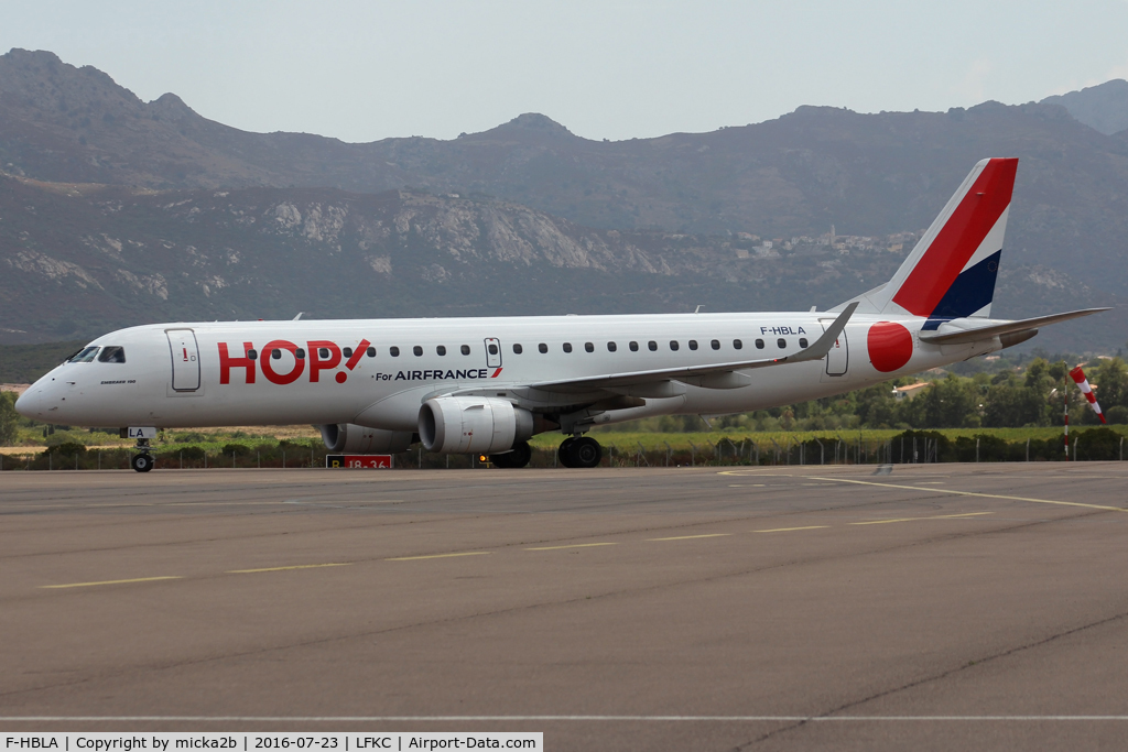 F-HBLA, 2007 Embraer 195LR (ERJ-190-200LR) C/N 19000051, Taxiing