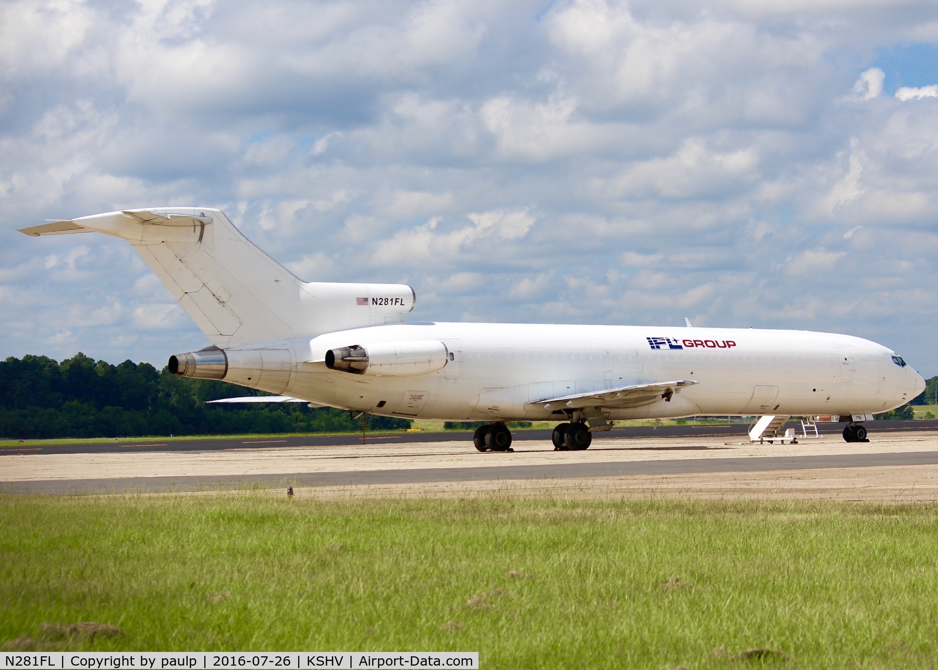 N281FL, 1978 Boeing 727-281 C/N 21455, At Shreveport Regional.