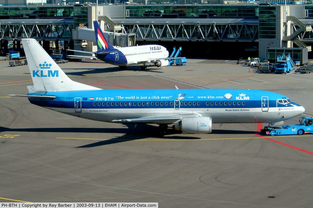 PH-BTH, 1997 Boeing 737-306 C/N 28719, Boeing 737-306 [28719] (KLM Royal Dutch Airlines) Schiphol~PH 13/09/2003