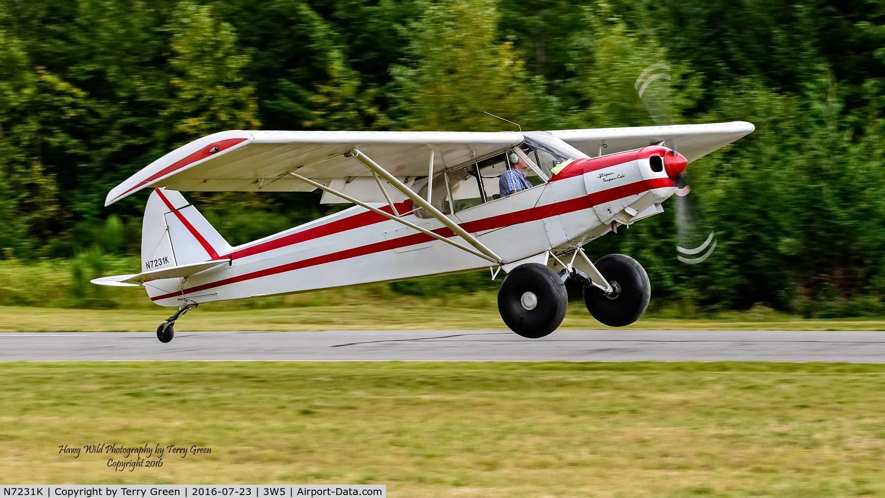 N7231K, 1953 Piper PA-18 C/N 18-123, 2016 North Cascades Vintage Aircraft Museum Fly-In