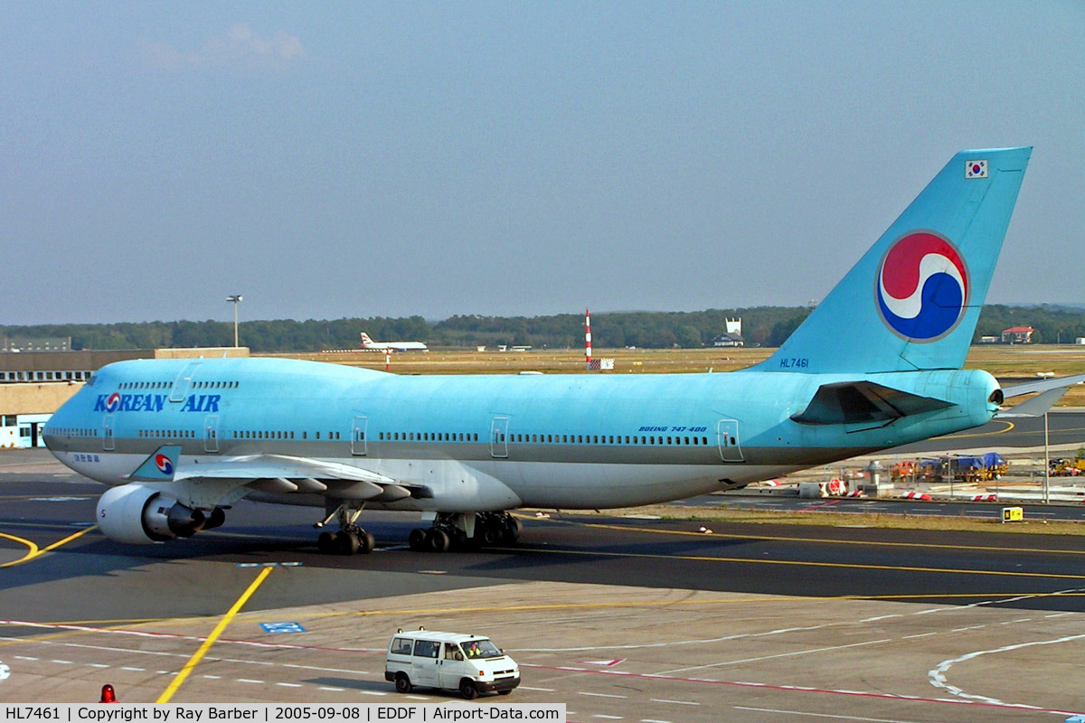 HL7461, 1997 Boeing 747-4B5 C/N 26405, Boeing 747-4B5 [26405] (Korean Air) Frankfurt~D 08/09/2005