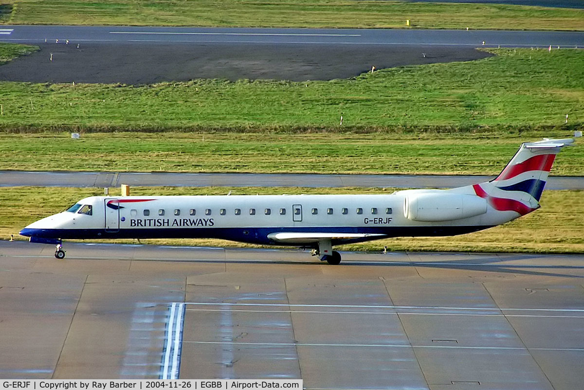 G-ERJF, 2000 Embraer EMB-145EP (ERJ-145EP) C/N 145325, Embraer ERJ-145EP [145325] (British Airways/CitiExpress) Birmingham Int'l~G 26/11/2004