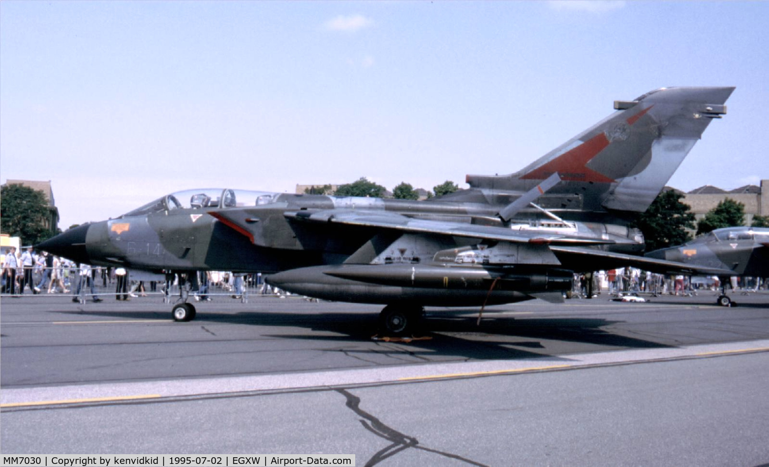 MM7030, Panavia Tornado ECR C/N 292/ECR../5039, Airshow 1995