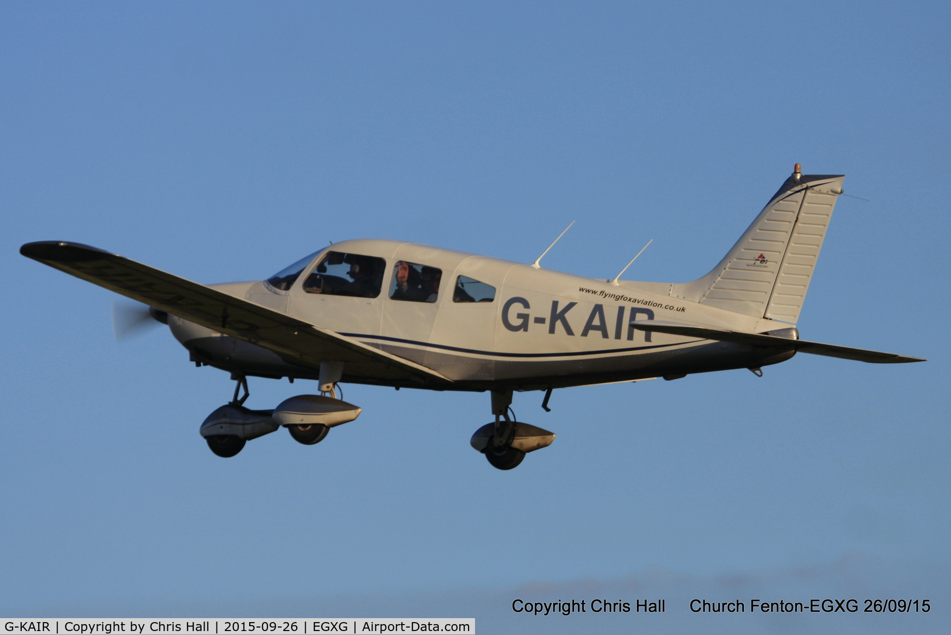 G-KAIR, 1978 Piper PA-28-181 Cherokee Archer II C/N 28-7990176, at the Yorkshire Airshow