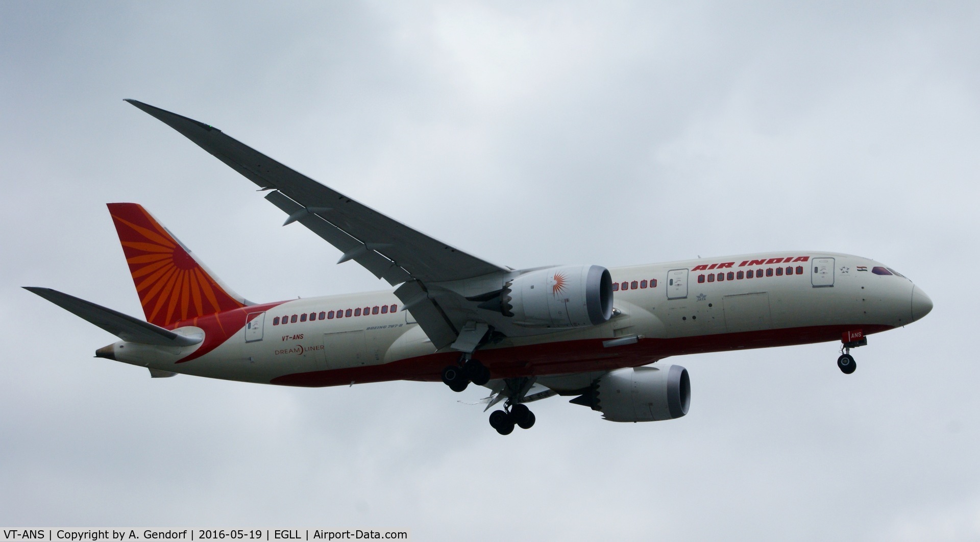 VT-ANS, 2014 Boeing 787-8 Dreamliner C/N 36290, Air India, seen here at London Heathrow(EGLL)
