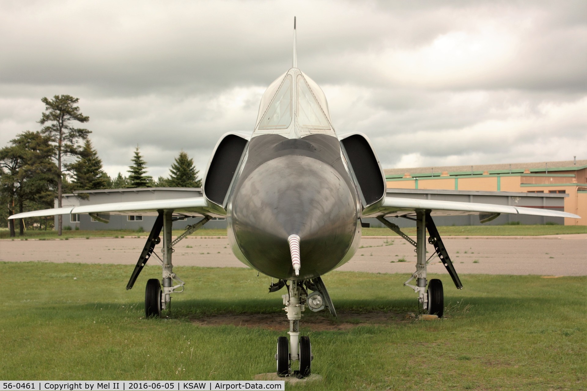 56-0461, 1956 Convair F-106A Delta Dart C/N 8-24-11, On display at the K.I. Sawyer Heritage Air Museum at the Sawyer International Airport (KSAW).