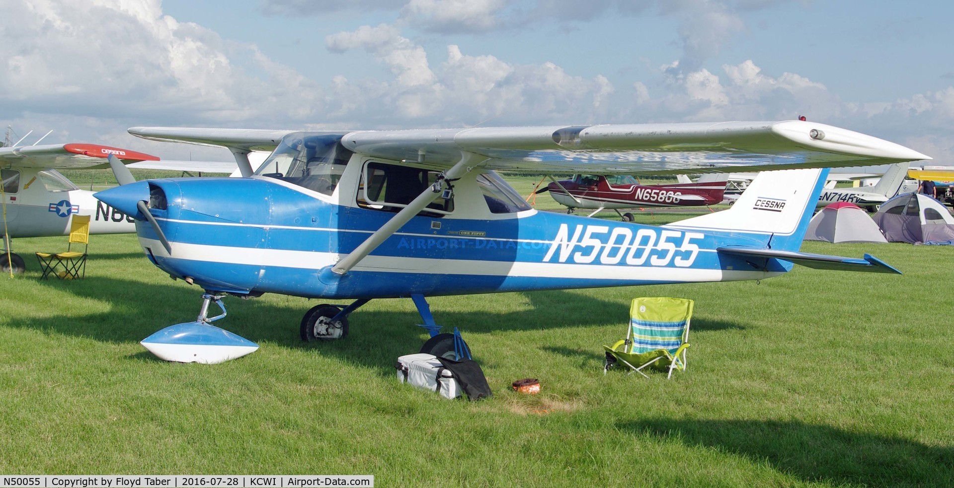N50055, 1968 Cessna 150H C/N 15069042, CESSNA 150 FLY IN