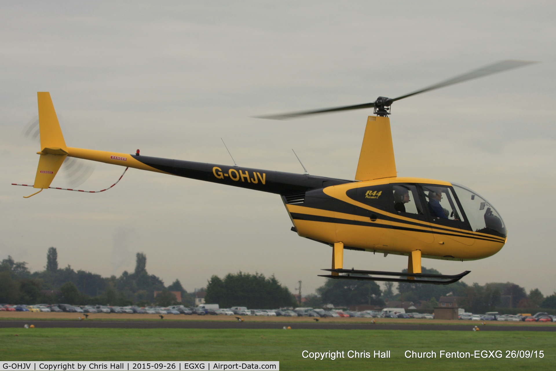 G-OHJV, 2007 Robinson R44 Raven I C/N 1722, at the Yorkshire Airshow