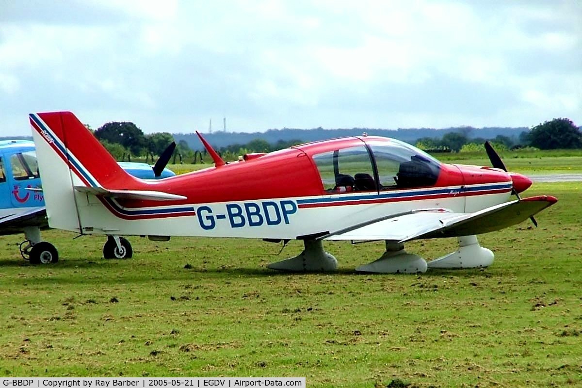G-BBDP, 1973 Robin DR-400-160 Chevalier C/N 853, Robin DR.400/160 Major [853] Hullavington~G 21/05/2005