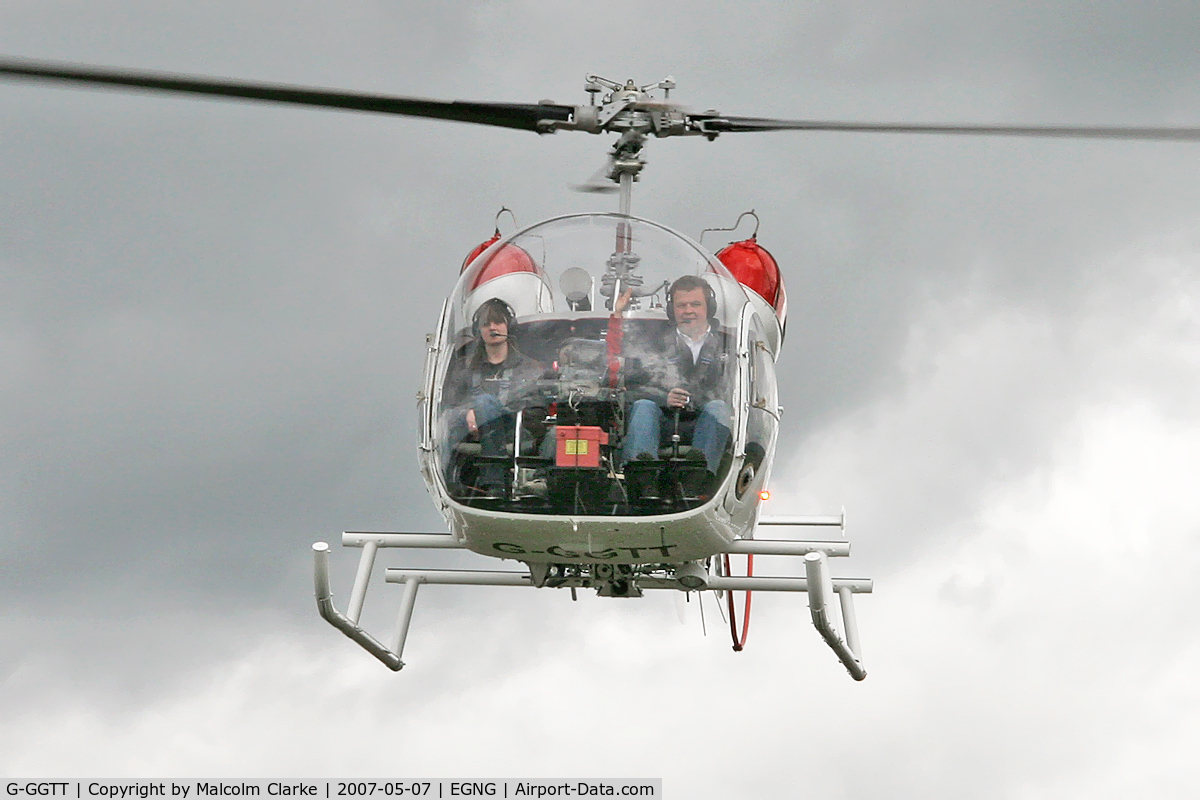 G-GGTT, 1970 Agusta AB-47G-4A C/N 2538, Agusta Bell 47G-4A. At Bagby Airfield's May Fly-In, May 7th 2007.