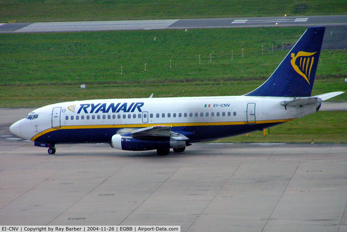 EI-CNV, 1981 Boeing 737-230 C/N 22128, Boeing 737-230 [22128] (Ryanair) Birmingham Int'l~G 26/11/2004