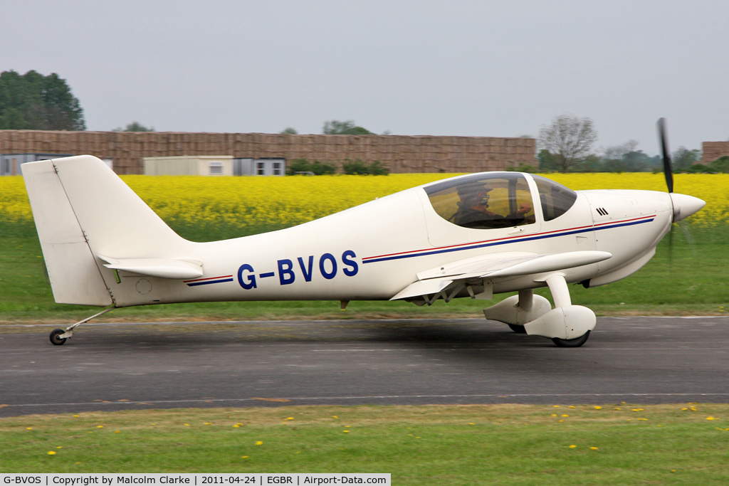 G-BVOS, 1988 Europa Tri-Gear C/N PFA 247-12562, Europa at Breighton Airfield, UK in April 2011.