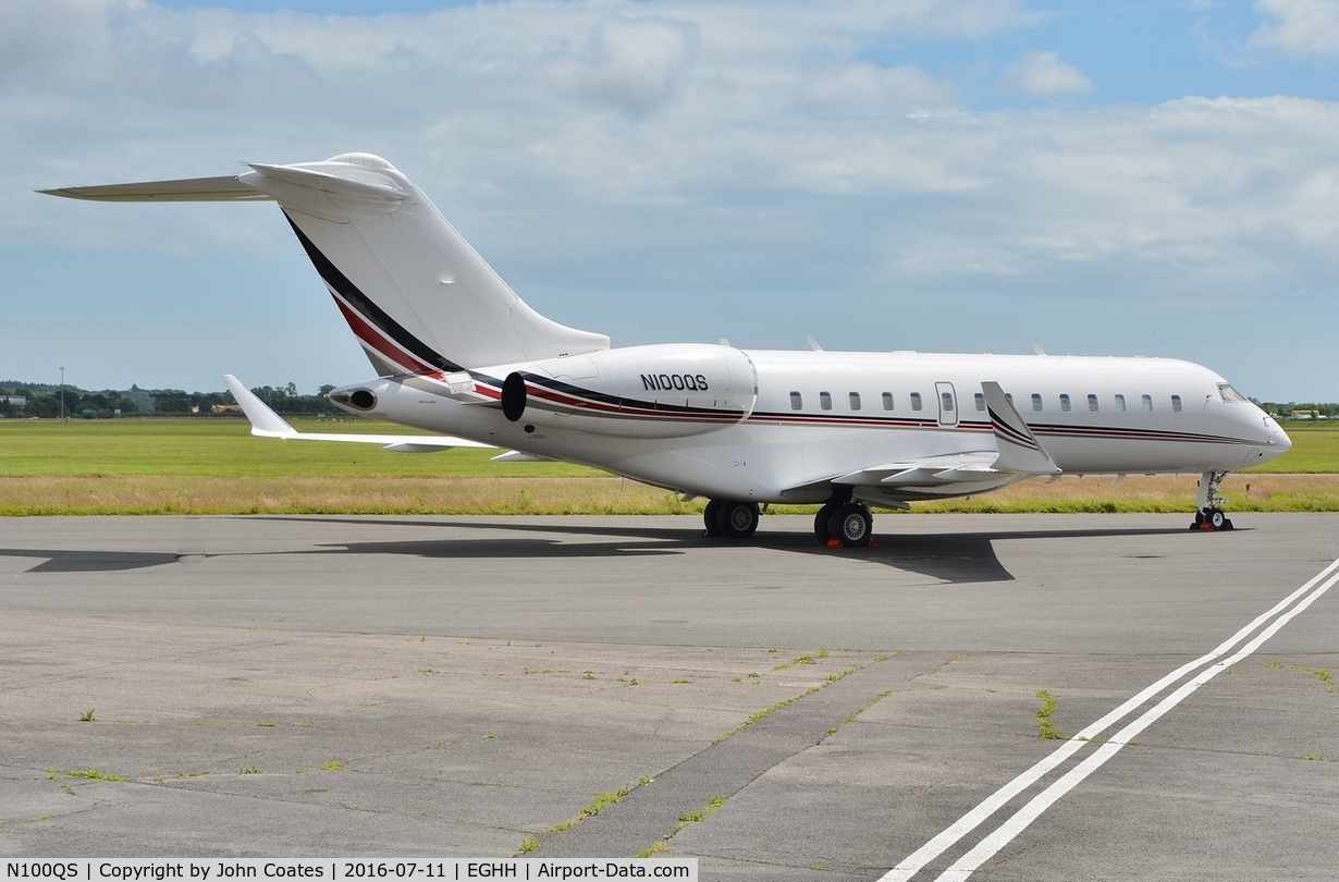 N100QS, 2012 Bombardier BD-700-1A11 Global 5000 C/N 9480, Parked at Signatures