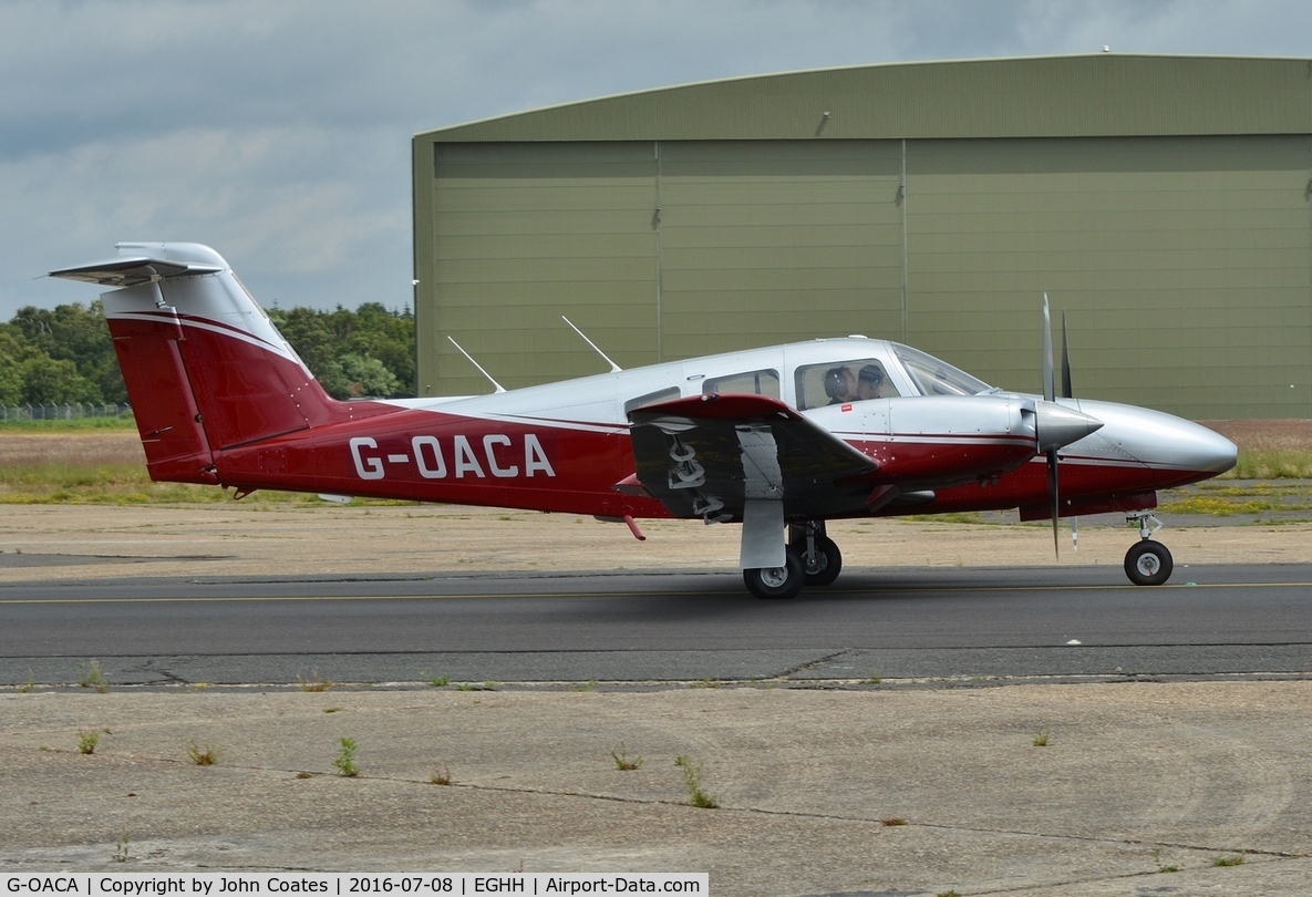 G-OACA, 1979 Piper PA-44-180 Seminole C/N 44-7995202, Taxiing from Airtime
