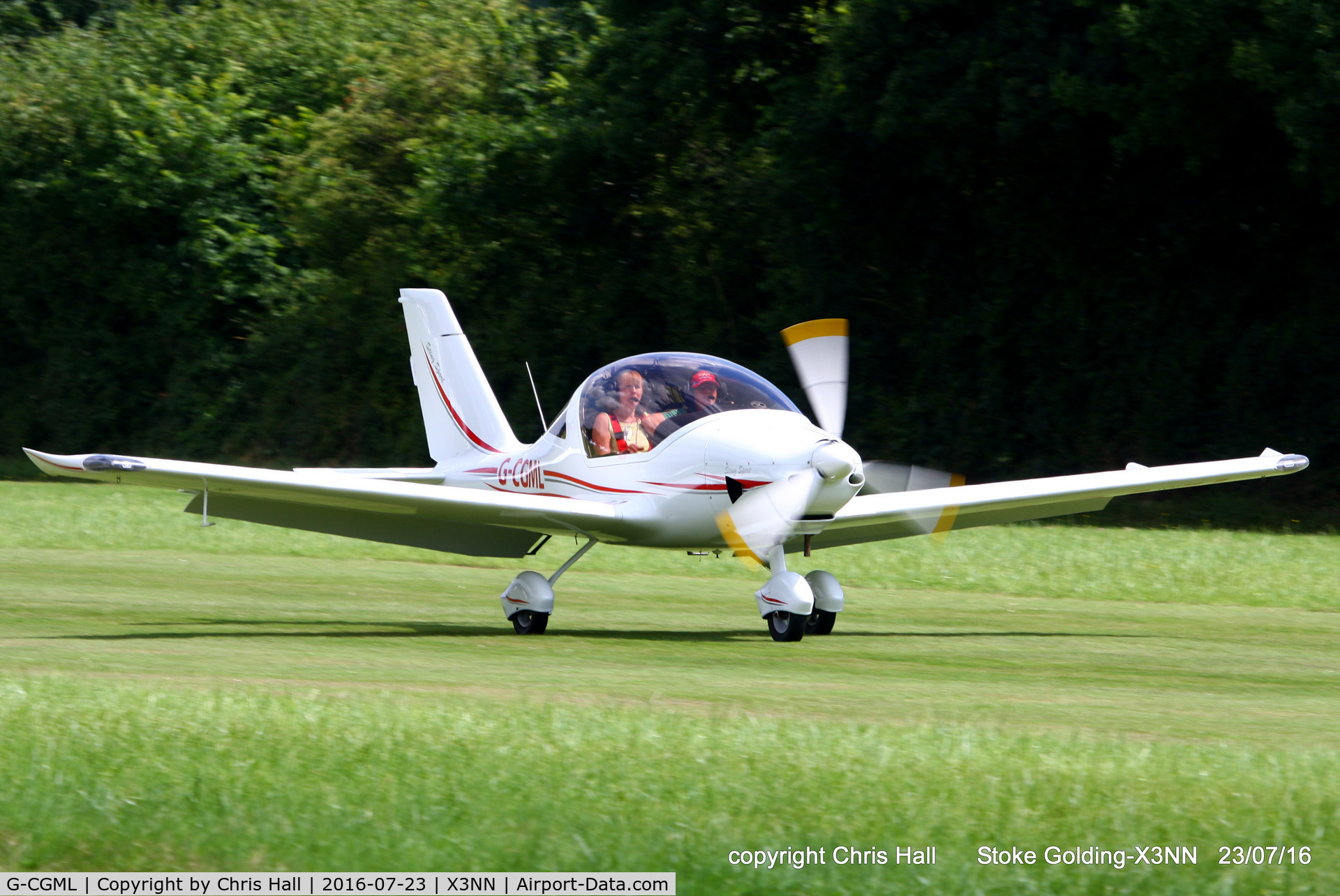 G-CGML, 2010 TL Ultralight TL-2000 Sting Carbon C/N LAA 347-14796, Stoke Golding Stakeout 2016