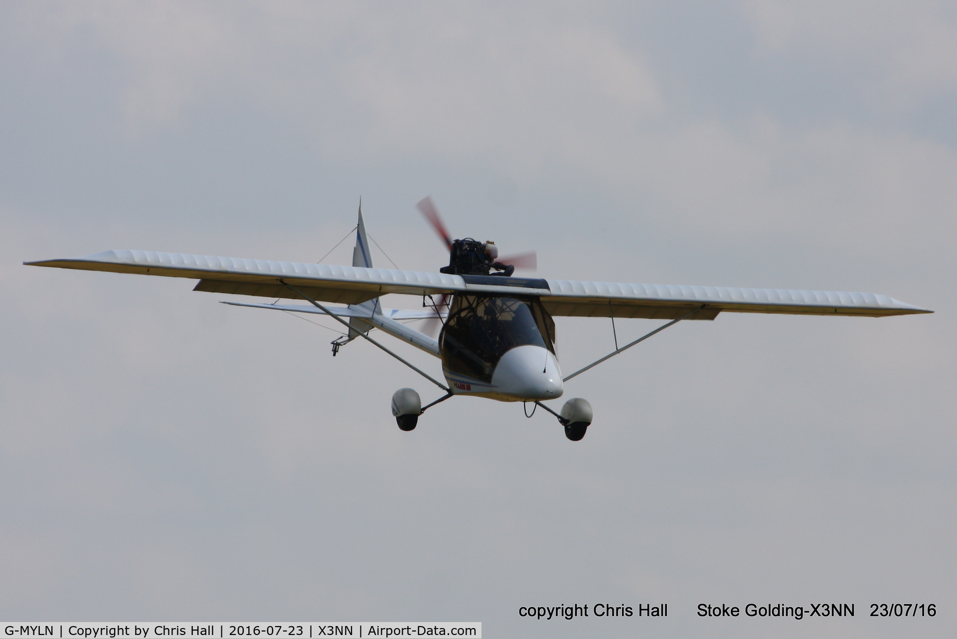 G-MYLN, 1994 Kolb Twinstar Mk III C/N PFA 205-12430, Stoke Golding Stakeout 2016