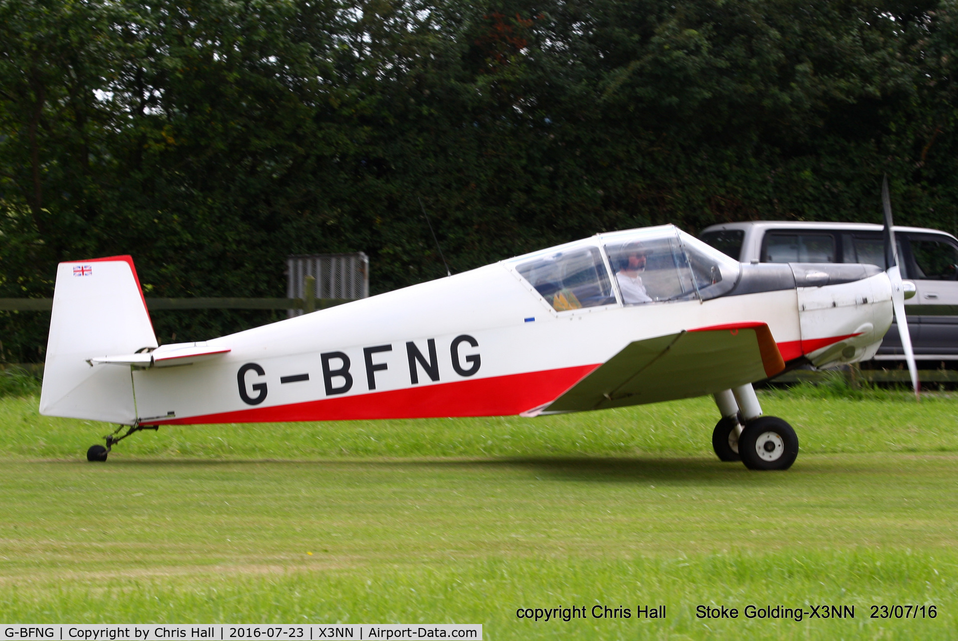 G-BFNG, 1966 Jodel D-112 C/N 1321, Stoke Golding Stakeout 2016
