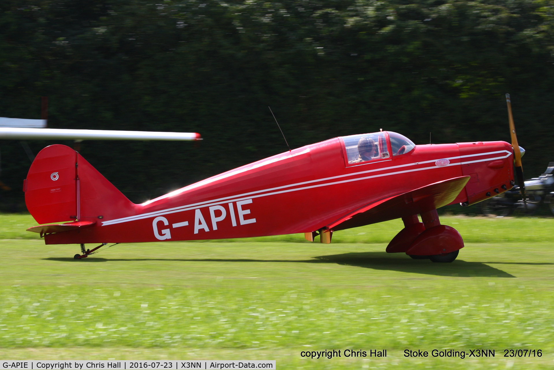 G-APIE, 1958 Tipsy Belfair C/N 535, Stoke Golding Stakeout 2016