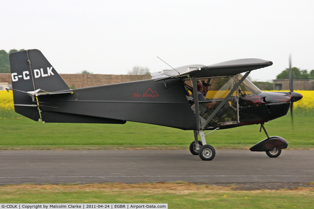 G-CDLK, 2005 Best Off Skyranger Swift 912S(1) C/N BMAA/HB/452, Skyranger 912S(1) at Breighton Airfield, UK in April 2011.