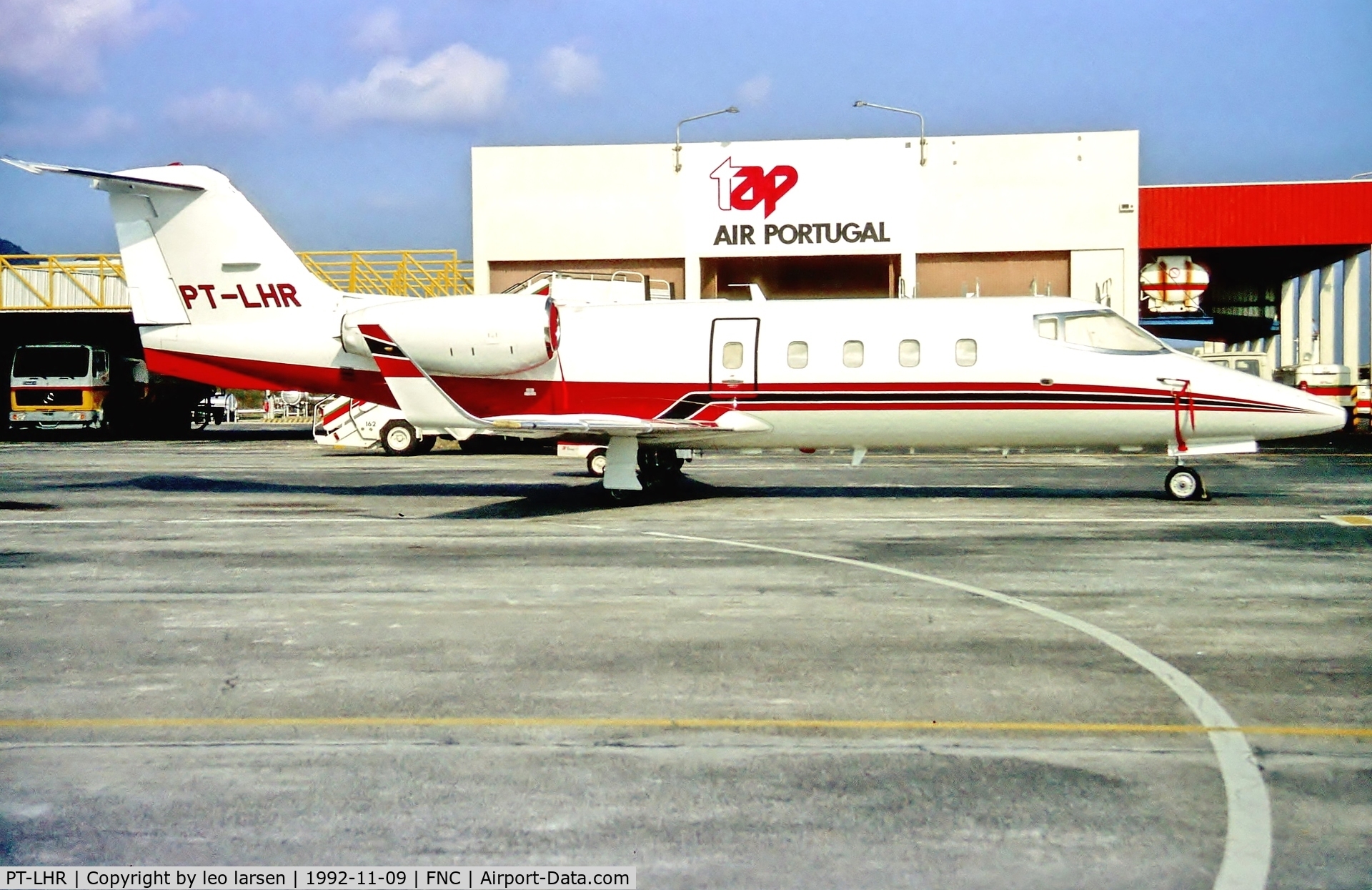 PT-LHR, 1982 Learjet 55 C/N 55-044, Funchal 9.11.92
