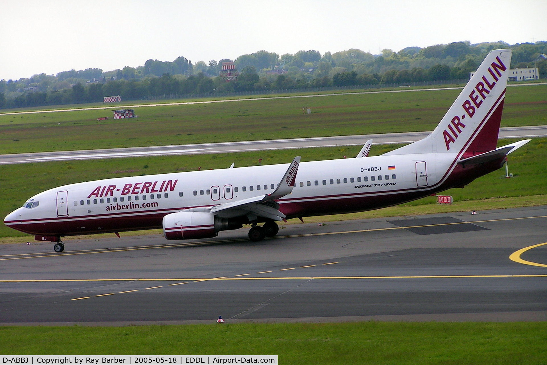 D-ABBJ, 2003 Boeing 737-86Q C/N 30286, Boeing 737-86Q [30286] (Air Berlin) Dusseldorf~D 18/05/2005