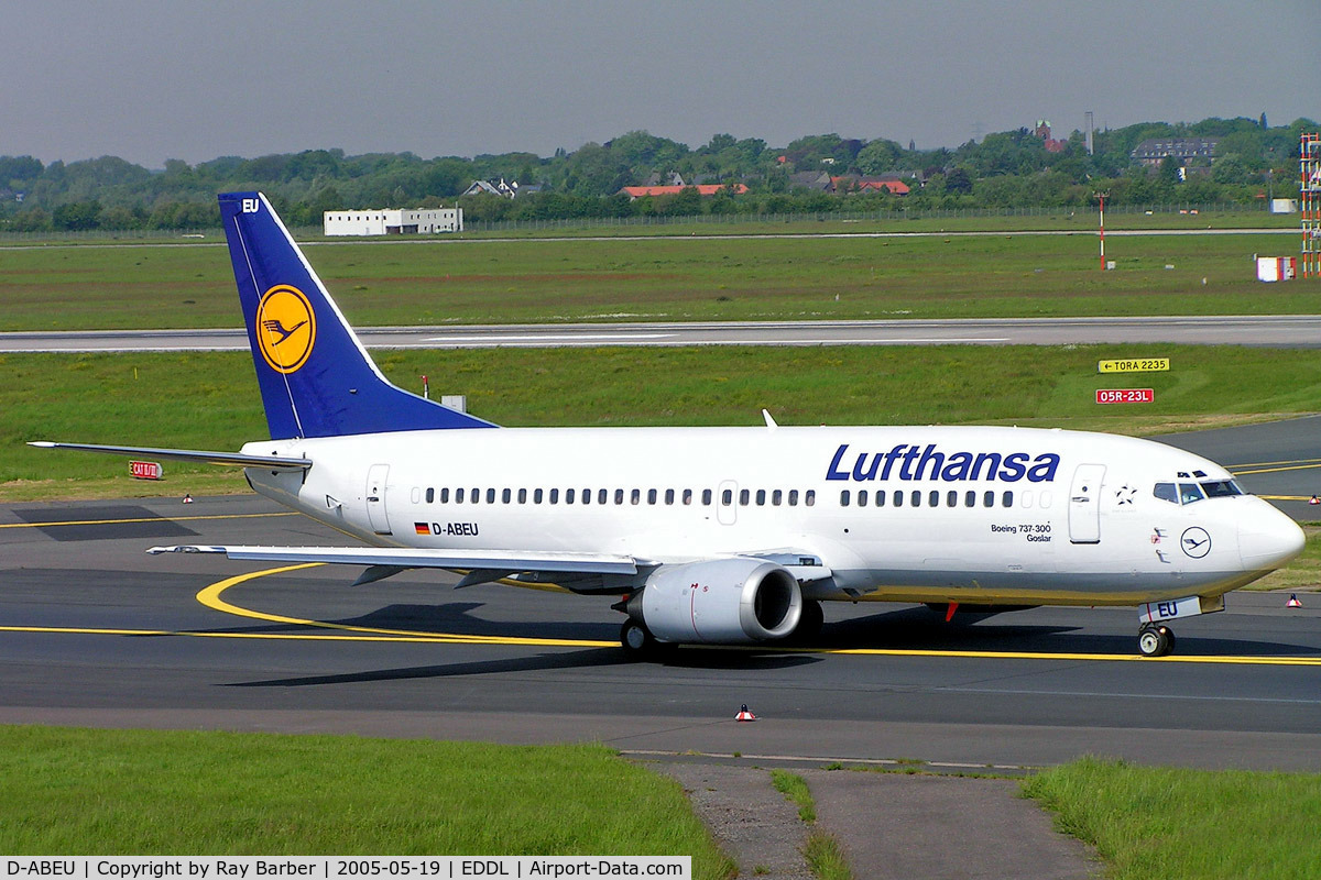 D-ABEU, 1995 Boeing 737-330 C/N 27904, Boeing 737-330 [27904] (Lufthansa) Dusseldorf~D 19/05/2005
