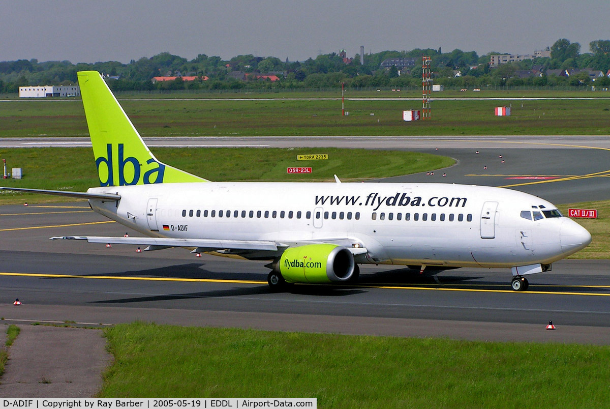 D-ADIF, 1991 Boeing 737-3L9 C/N 25125, Boeing 737-3L9 [25125] (flydba.com) Dusseldorf~D 19/05/2005