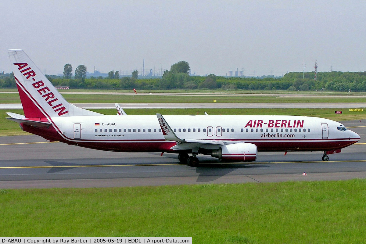 D-ABAU, 1999 Boeing 737-86J C/N 29121, Boeing 737-86J [29121] (Air Berlin) Dusseldorf~D 19/05/2005