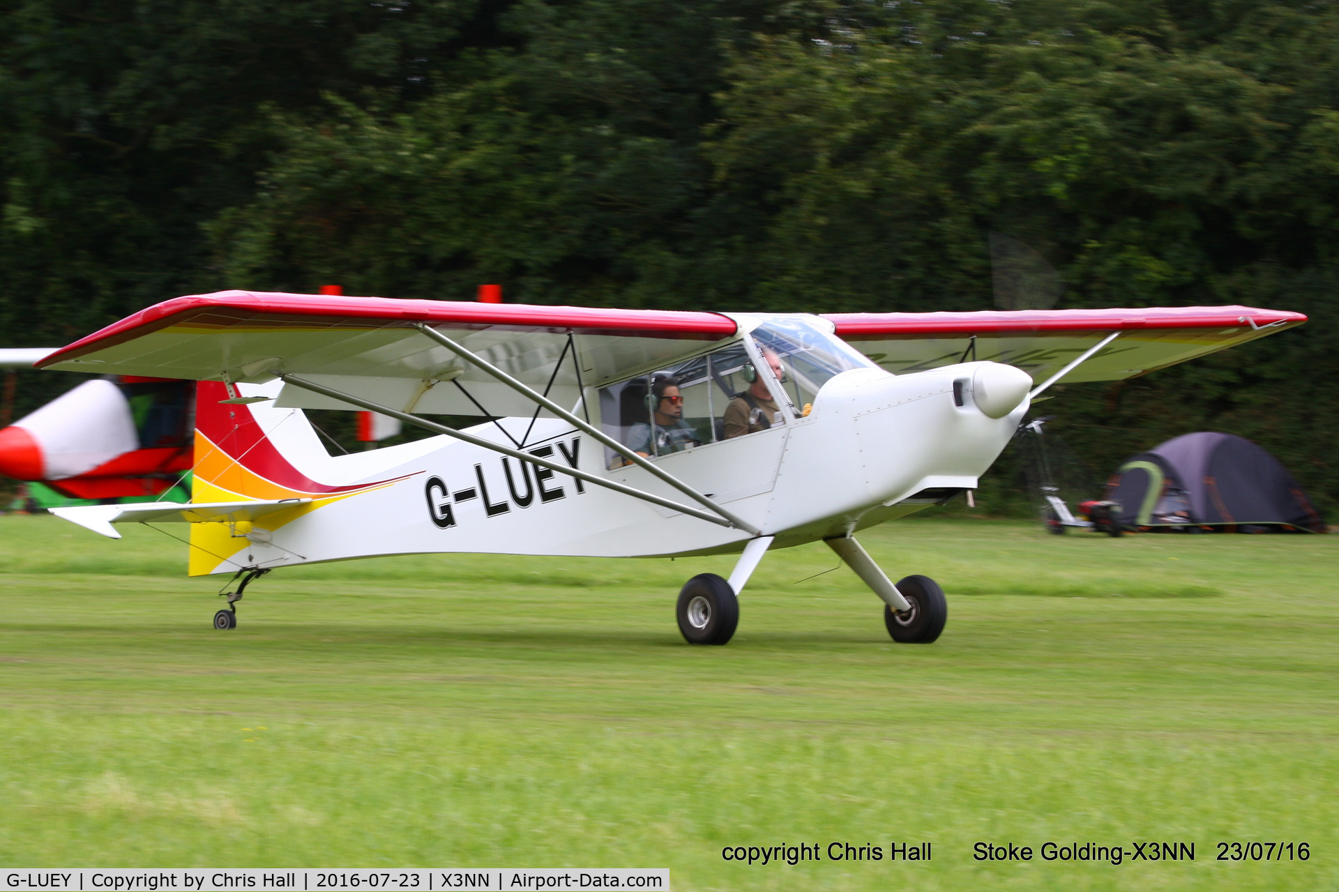 G-LUEY, 2010 Rans S-7S Courier C/N LAA 218-14772, Stoke Golding Stakeout 2016