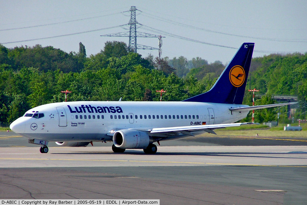 D-ABIC, 1990 Boeing 737-530 C/N 24817, Boeing 737-530 [24817] (Lufthansa) Dusseldorf~D 19/05/2005