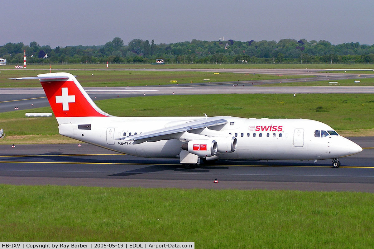 HB-IXV, 1995 British Aerospace Avro 146-RJ100 C/N E3274, British Aerospace BAe 146-RJ100 [E3274] (Swiss European Air Lines) Dusseldorf~D 19/05/2005