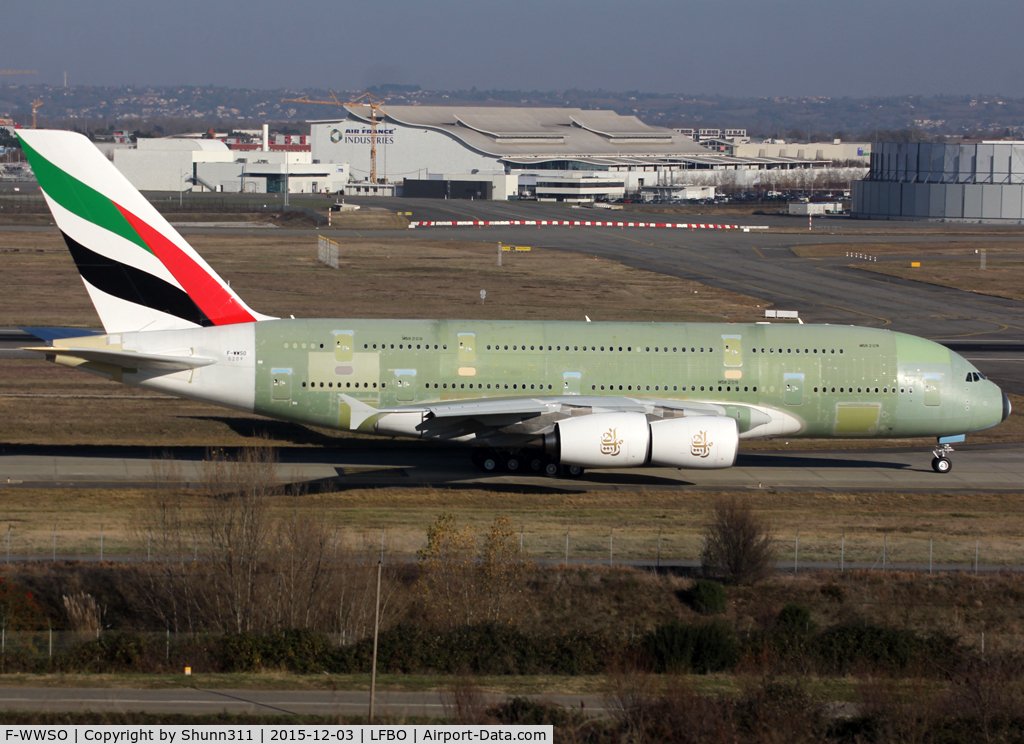 F-WWSO, 2015 Airbus A380-861 C/N 0209, C/n 0209 - For Emirates