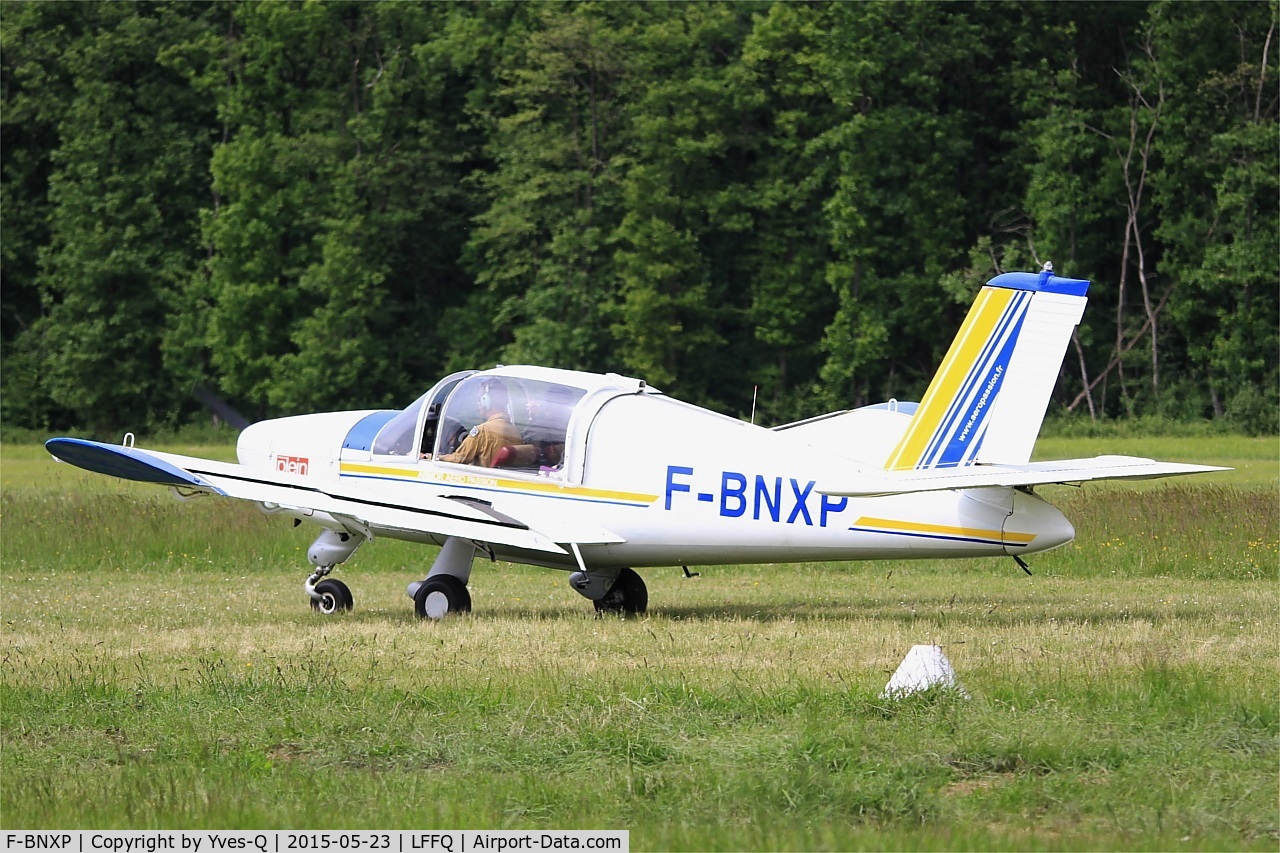 F-BNXP, Morane-Saulnier MS-880B Rallye Club C/N 839, Morane-Saulnier MS-880B Rallye Club, Taxiing, La Ferté-Alais (LFFQ) Air show 2015